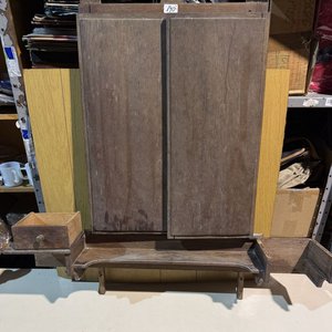 Espejo Biselado con Armazón de Roble para Cómoda o Dressoire - imagen 2