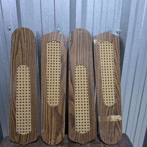 Aspas de Ventilador de Techo de Madera con Rejilla - imagen 3
