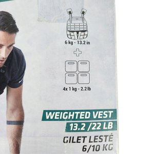 Chaleco con Peso Ajustable para Entrenamiento (6-8 kg) - imagen 2