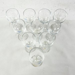 Diez copas en cristal bohemia para agua - imagen 2