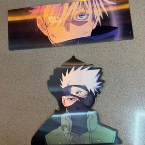 Lote siguiente: Stickers de Personajes de Anime: Naruto y Gojo Satoru