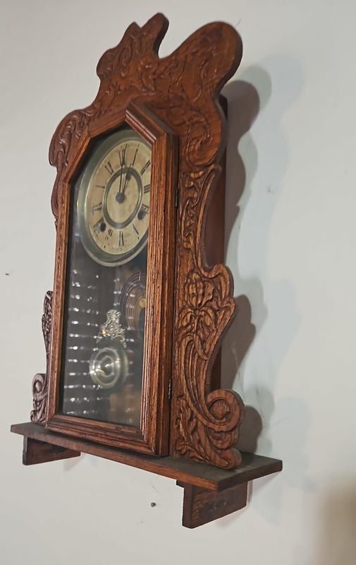 Reloj Ansonia en roble - Relojes antiguos de alta calidad - imagen 3