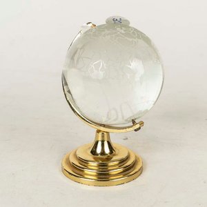 Lote anterior: Adorno Globo Terráqueo de Cristal y Metal Dorado