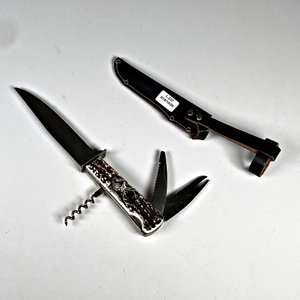 Cuchillo de Acero Alemán con Vaina y Sacacorchos - imagen 6