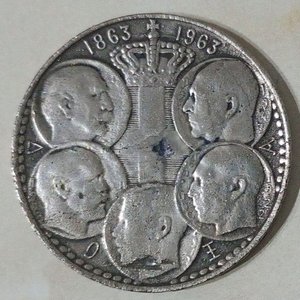 Moneda Conmemorativa de Plata .835 de Grecia - 30 Dracmas 1963 - imagen 1