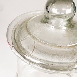Dos Copones de Vidrio para Farmacia con Tapa y Grabado - imagen 7
