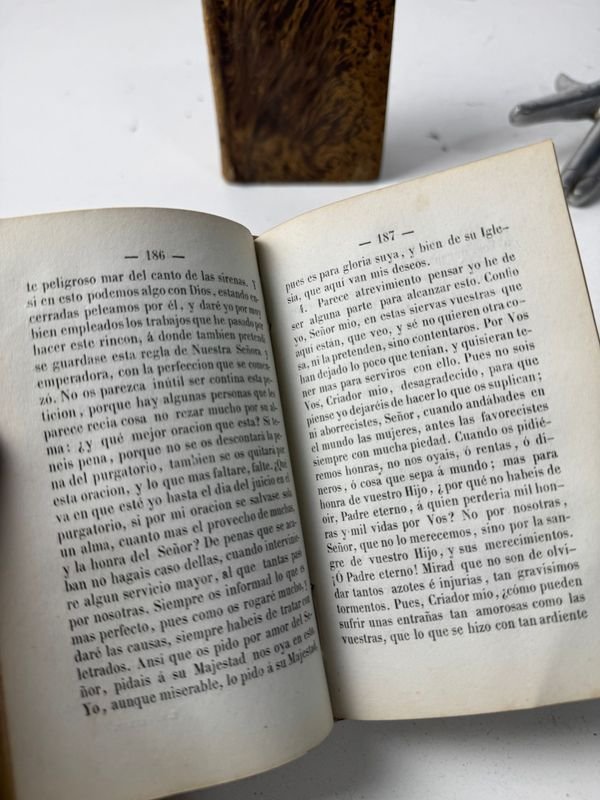 Libros antiguos de Santa Teresa de Jesús en 3 tomos - Barcelona 1872 - imagen 5