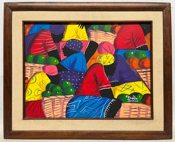 Lote anterior: Pintura de Daerson Sampaica 'Mercado' - Oleo sobre tela