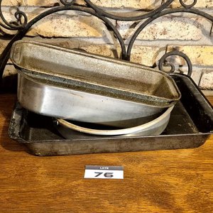 Lote de Asaderas y Moldes Metálicos para Cocina - imagen 7