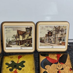 14 Posavasos: 4 Ingleses y 10 Artísticos - imagen 2