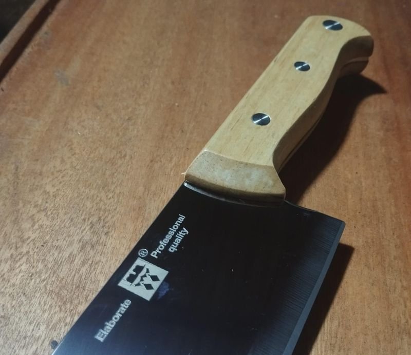 Cuchillo de cocina Hachon pesado con hoja de 20 cm y ancho de 5 cm - imagen 3