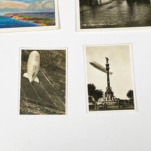 Una posfarte y figuritas sobre zeppelin - imagen 5