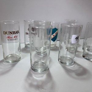 Lote de 10 Vasos Altos de Vidrio con Diseños Variados - imagen 4