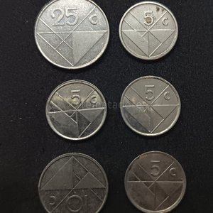 Lote de 6 Monedas Antiguas: 25 y 5 Centésimos - imagen 2