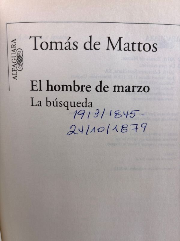 Libro de ficción histórica 'El hombre de marzo' de Alfaguara - imagen 2