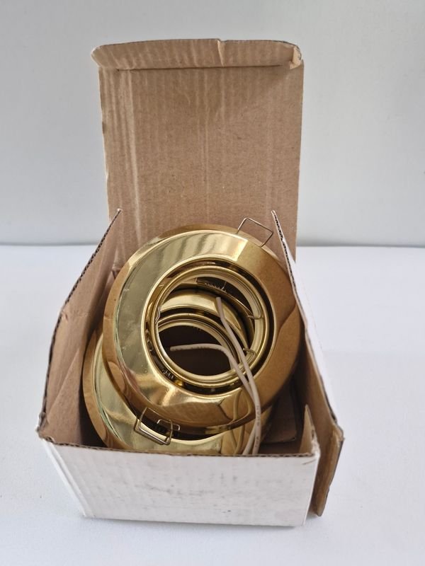 Lámparas de Techo con Diseño Circular y Acabado de Bronce - imagen 4
