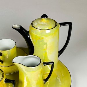 Juego de Porcelana Tete a Tete Amarillo Brillante con Bandeja - imagen 6