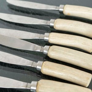 Set de 6 Cuchillos de Acero Inoxidable con Mango de Guampa - imagen 2