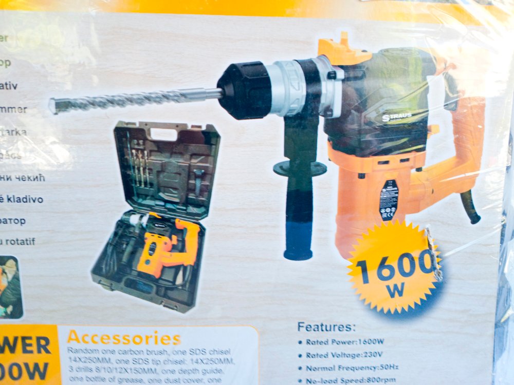 Rotomartillo de 1600 W - Herramienta eléctrica - imagen 2