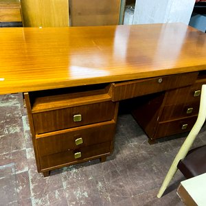 Mesa de Comedor con 4 Sillas y Escritorio de Madera - imagen 2