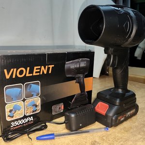 Sopladora de Aire Potente Recargable Violent 48V con Batería de Litio y Cargador - imagen 5