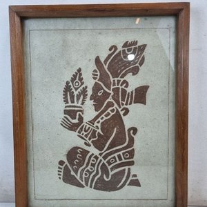 Lote anterior: Cuadro Decorativo Figura Precolombina Enmarcado en Madera