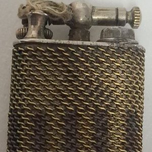 Encendedor Antiguo Metálico con Malla - imagen 2