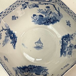 Ensaladera Octogonal de Porcelana Inglesa Adams "Tokio" - imagen 3