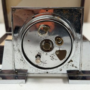 Reloj de Mesa Art Deco Suizo Frecquero & Cía Montevideo - imagen 3