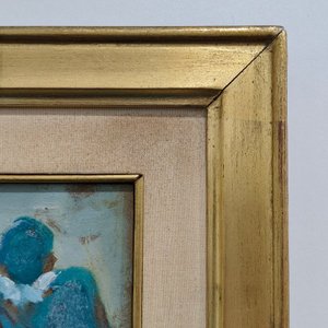 Eduardo Vernazza: Óleo sobre Fibra "Danza" con Marco Dorado - imagen 7