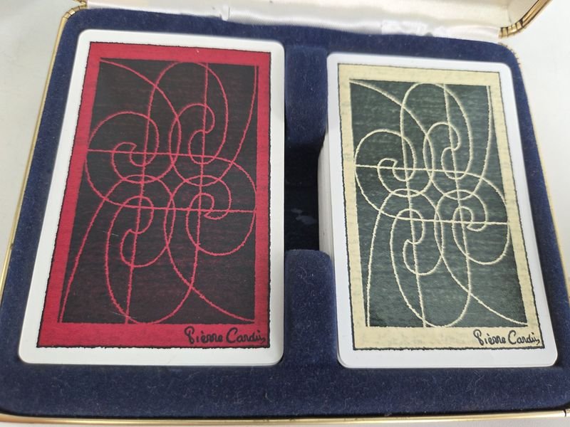 Cartas de poker Pierre Cardin en su estuche original - imagen 3