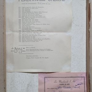 Óleo de Barcos y Puerto por Fernández Cabral - imagen 7