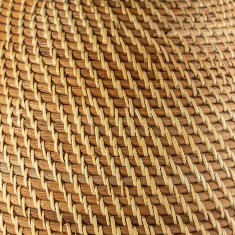 Lámpara de techo de fibras naturales con caja - imagen 2