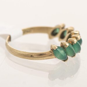 Medio Sin Fin de Oro 18k con Jade - imagen 2