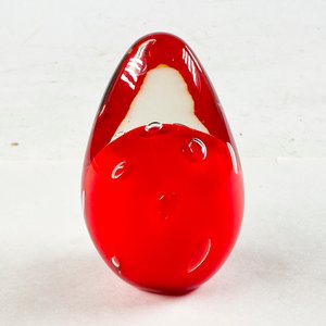 Pisapapeles de Murano Rojo con Burbujas - 18 cm - imagen 1