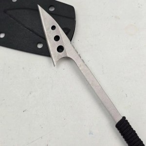 Cuchillo Arpón de Acero con Funda Negra y Cuerda - imagen 3