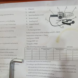 Termofusora Lumax ZGS621 Nueva en Valija con Accesorios - imagen 3