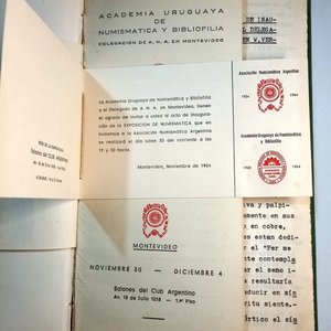 2 Volúmenes Academia Uruguaya de Numismática y Bibliofilia: Banco de Cobranzas 1964 y Homenaje a Asociación Numismática Argentina 1964 - imagen 13