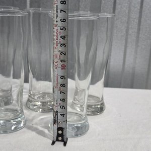 Juego de 6 Vasos Altos de Vidrio Transparente - imagen 4