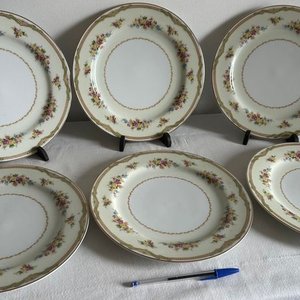 Juego de 6 Platos de Porcelana Orion Fine China - Made in Japan - imagen 2