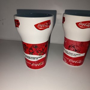 Olla de Cerámica y 3 Vasos Coca-Cola Coleccionables - imagen 2