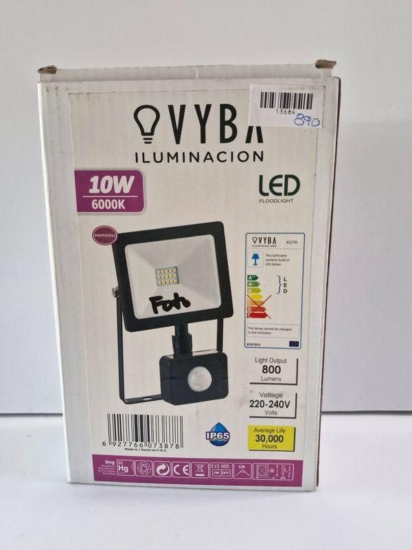 Lote anterior: Iluminación LED VYBA 10W 6000K con fotocélula