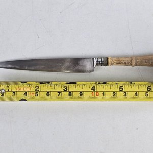 Cuchillo Criollo Pequeño con Vaina y Mango Tallado - imagen 6