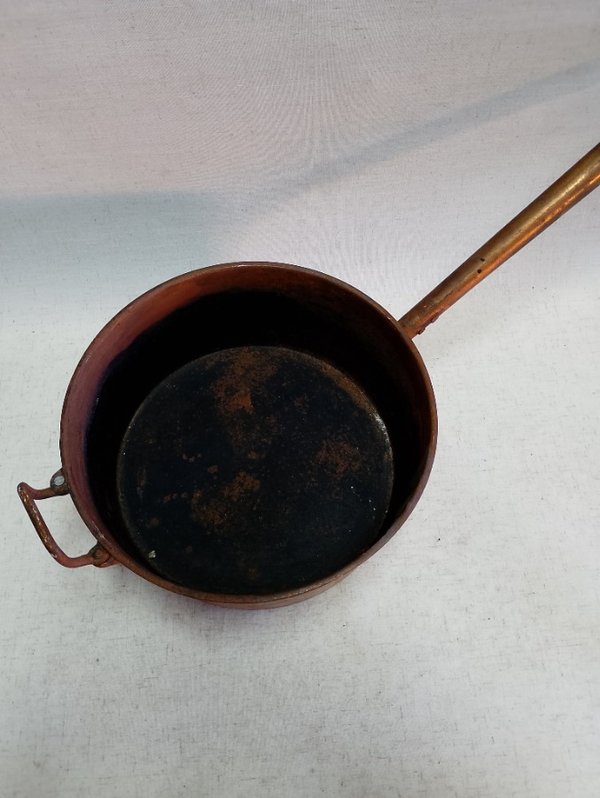 Hermosa olla de hierro cobreada para cocina - imagen 6