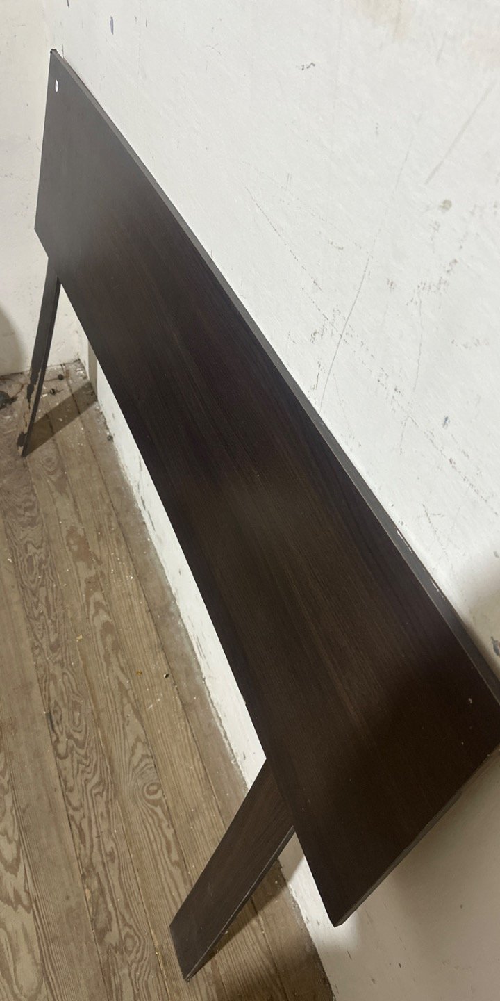 Respaldo de Cama Madera Oscura