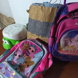 Set de Mochilas Escolares Infantiles con Diseño LOL y Unicornio - imagen 5