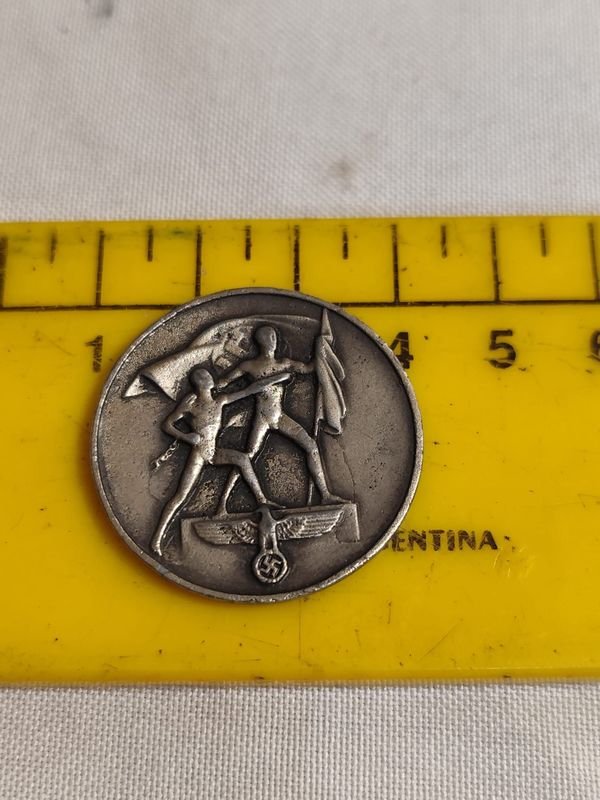 Medalla Alemana del Tercer Reich 1938 - imagen 2