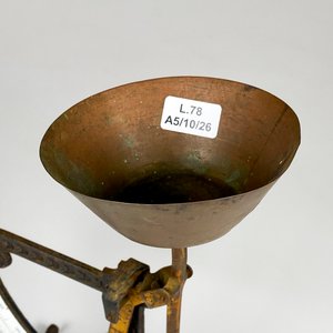 Balanza antigua de cartas ,altura 26 cm - imagen 4