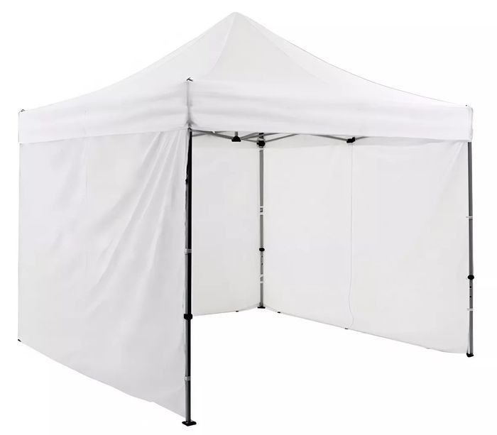 Gazebo Reforzado Blanco 3x3 Metros con Lona Impermeable y Paredes