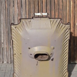 Antigua Estufa a Leña Francesa de Hierro Fundido "Le Chaboche" - imagen 9